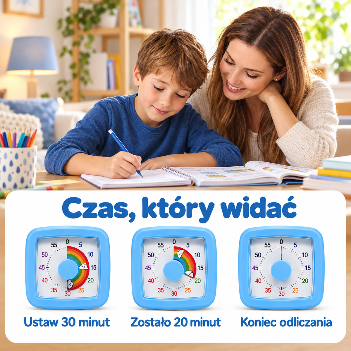 TimeBuddy — wizualny timer dla dzieci.