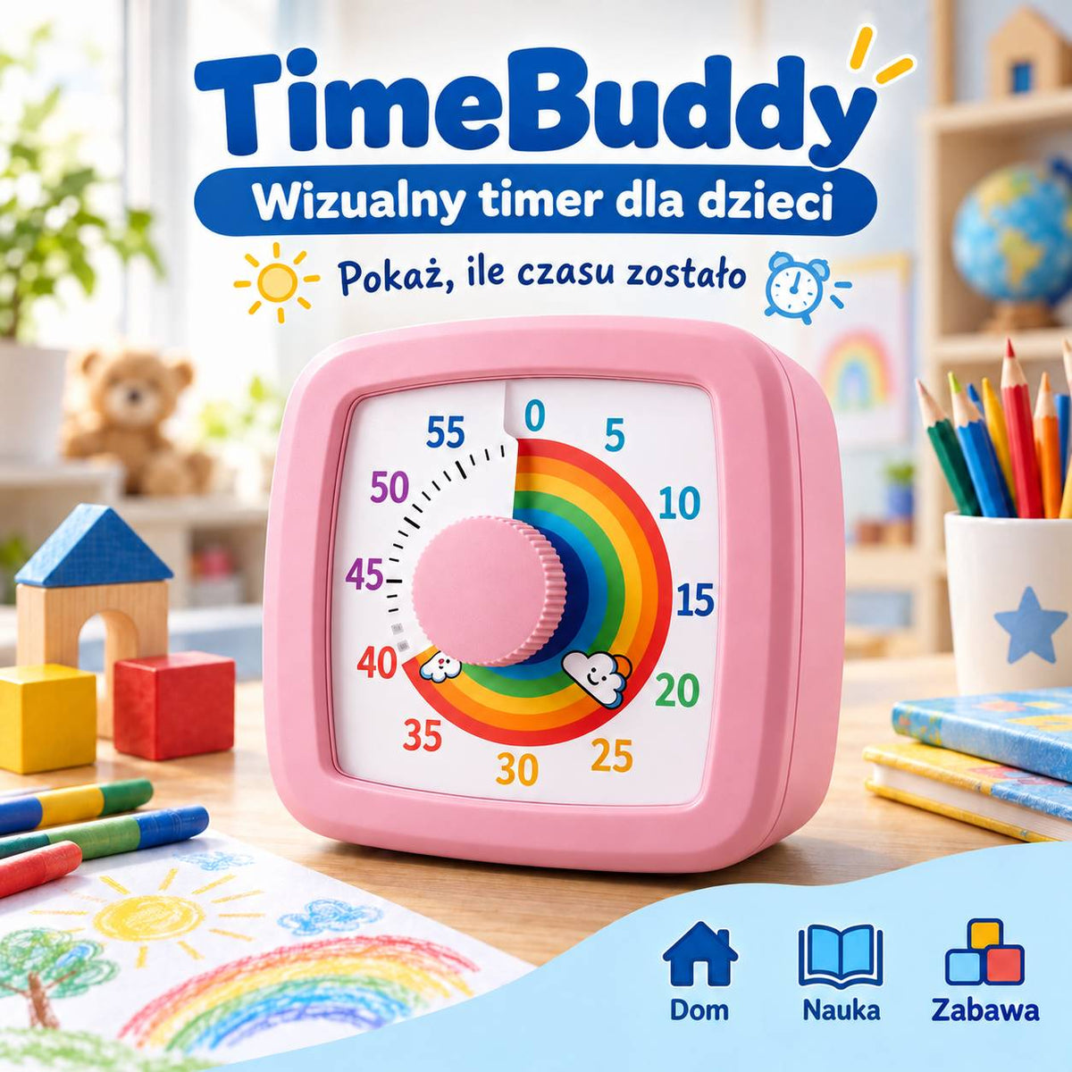 TimeBuddy — wizualny timer dla dzieci.