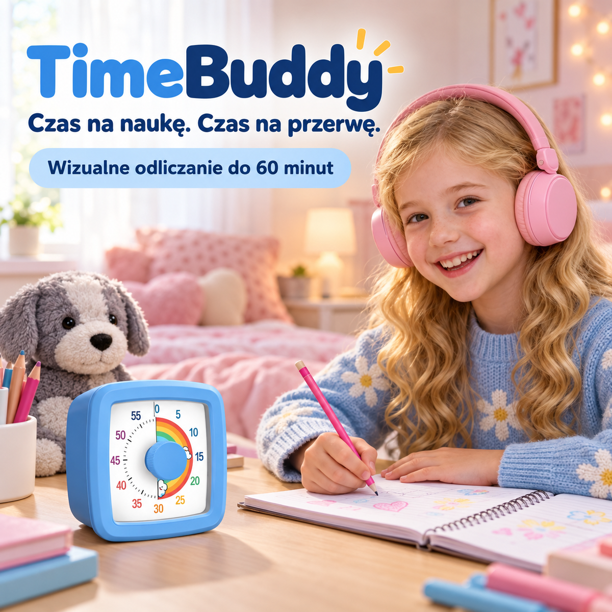TimeBuddy — wizualny timer dla dzieci.